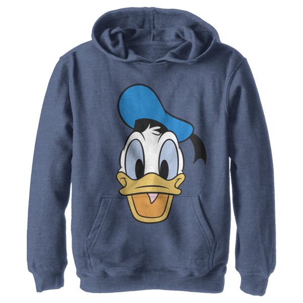 Boy_s Mickey & Friends Large Donald Duck Pull Over Hoodie