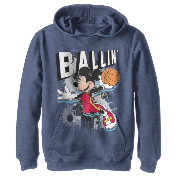 Boy_s Mickey & Friends Mickey Mouse Ballin_ Pull Over Hoodie