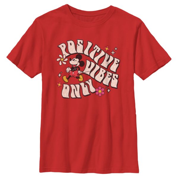 Boy_s Mickey & Friends Positive Vibes Only T-Shirt