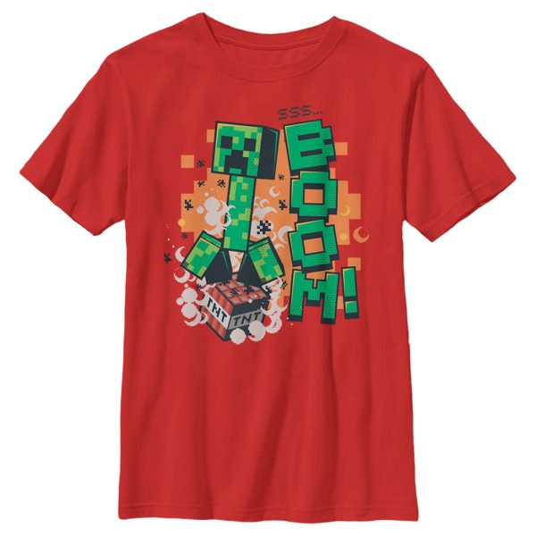 Boy_s Minecraft Creeper Boom T-Shirt