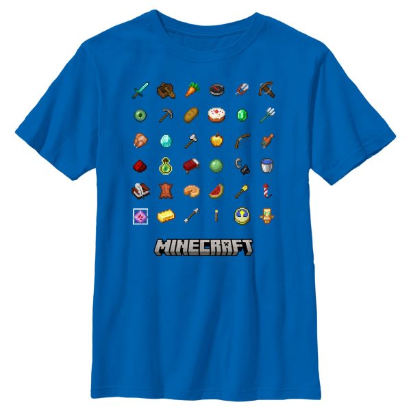 Boy_s Minecraft Item Collection T-Shirt