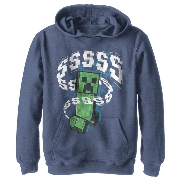 Boy_s Minecraft SSSS Creeper Pull Over Hoodie