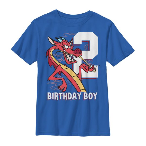 Boy_s Mulan Mushu 2nd Birthday T-Shirt