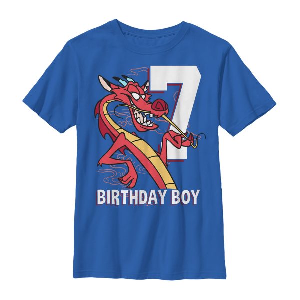 Boy_s Mulan Mushu 6th Birthday T-Shirt