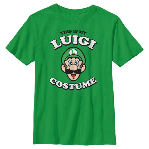 Boy_s Nintendo This is my Luigi Costume T-Shirt