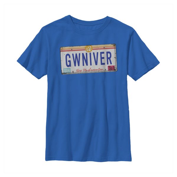 Boy_s Onward GWINIVER License Plate T-Shirt