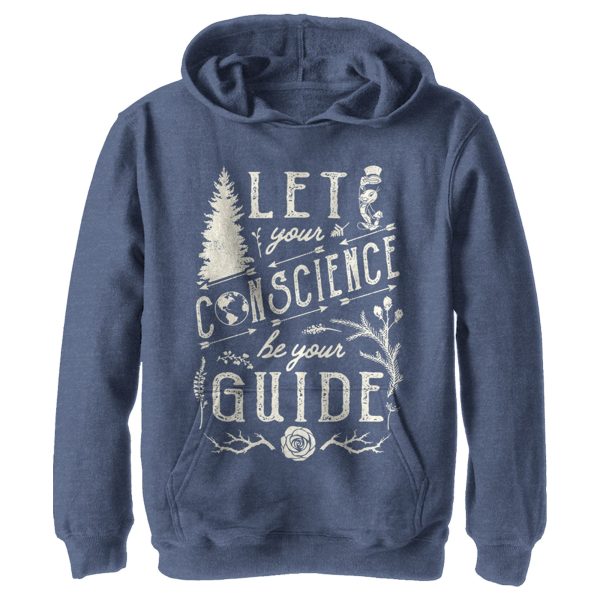 Boy_s Pinocchio Let Your Conscience Be Your Guide Pull Over Hoodie