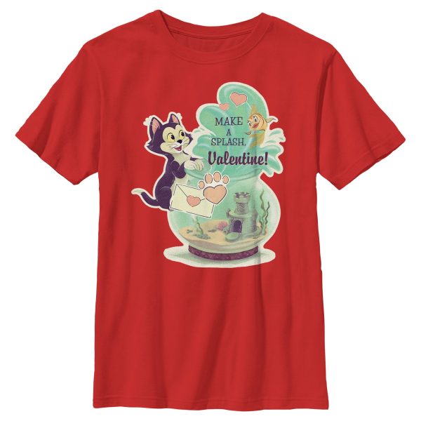 Boy_s Pinocchio Make A Splash Valentine T-Shirt