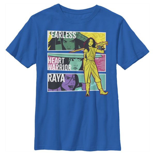 Boy_s Raya and the Last Dragon Fearless Heart Warrior Raya T-Shirt