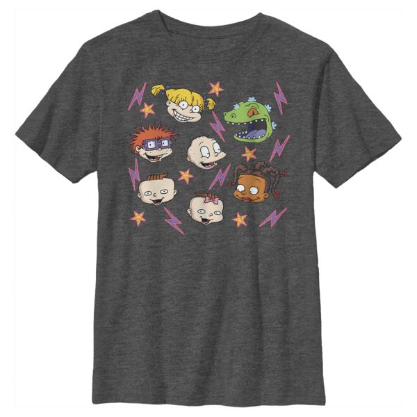 Boy_s Rugrats Character Lightning Montage T-Shirt