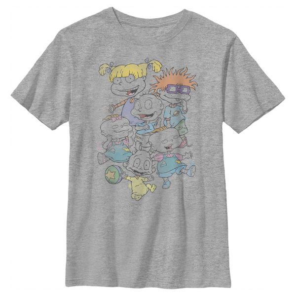 Boy_s Rugrats Character Watercolor T-Shirt