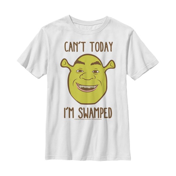 Boy_s Shrek Can_t Today I_m Swamped T-Shirt