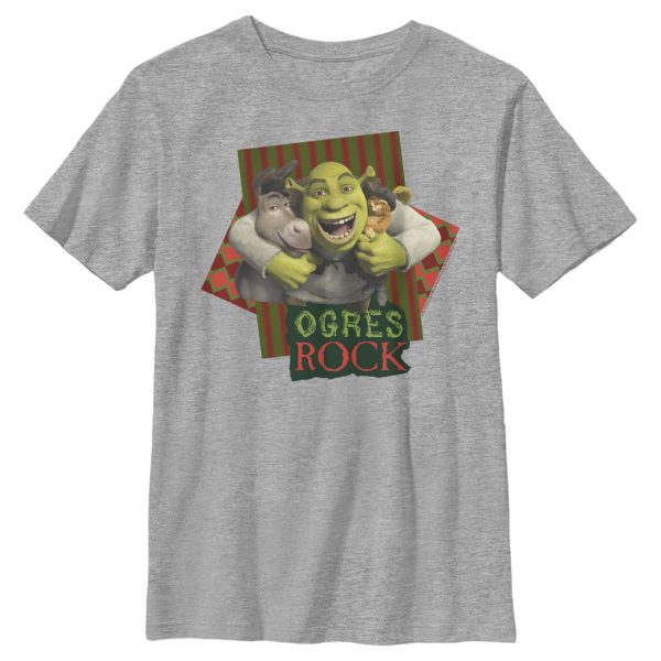 Boy_s Shrek Christmas Ogres Rock Trio T-Shirt