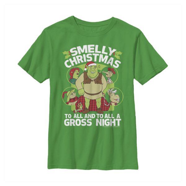 Boy_s Shrek Christmas Smelly T-Shirt