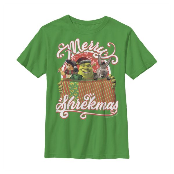 Boy_s Shrek Merry Shrekmas T-Shirt