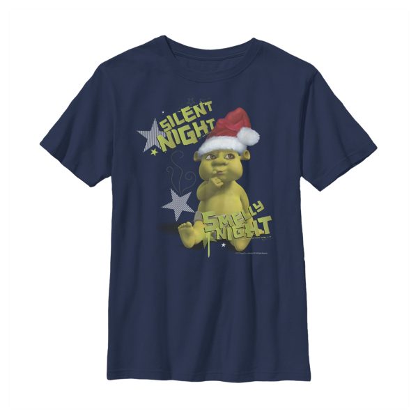 Boy_s Shrek Silent Night Smelly Night T-Shirt