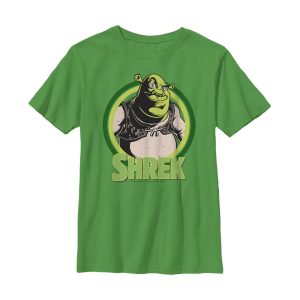 Boy_s Shrek Vest Retro Circle T-Shirt