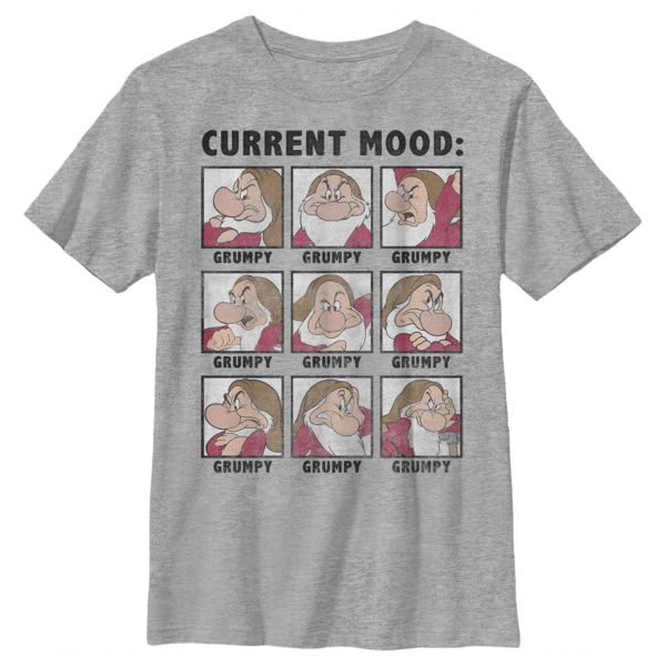 Boy_s Snow White and the Seven Dwarfs Grumpy Current Mood T-Shirt