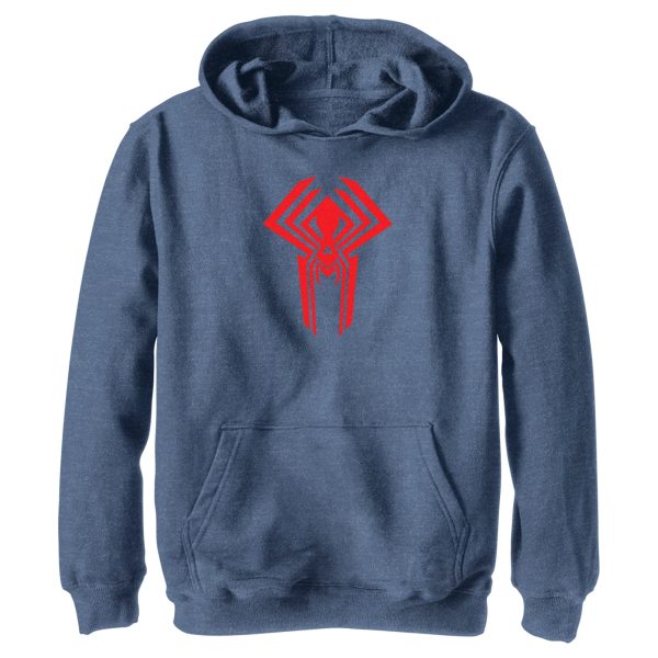 Boy_s Spider-Man Across the Spider-Verse Spider-Man 2099 Logo Pull Over Hoodie