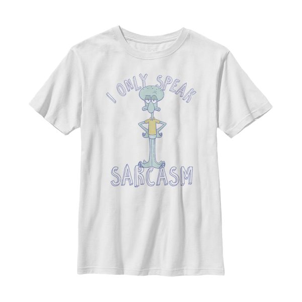 Boy_s SpongeBob SquarePants Squidward Speaks Sarcasm T-Shirt