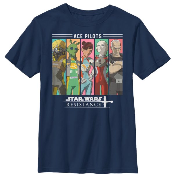 Boy_s Star Wars Resistance Ace Pilot Panel T-Shirt