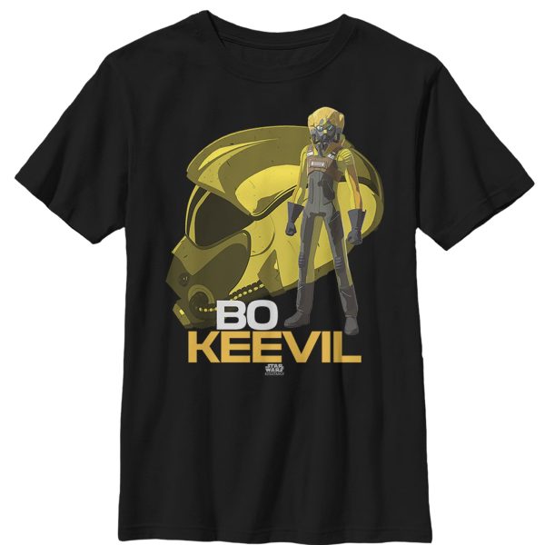 Boy_s Star Wars Resistance Bo Keevil Helmet T-Shirt