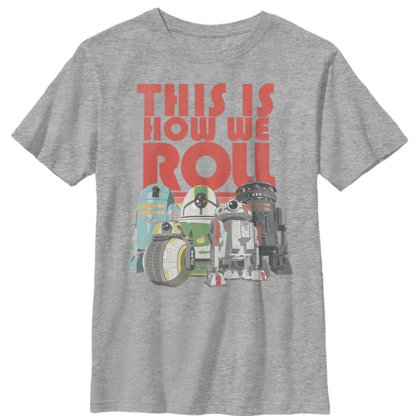 Boy_s Star Wars Resistance Cool Droids Roll T-Shirt