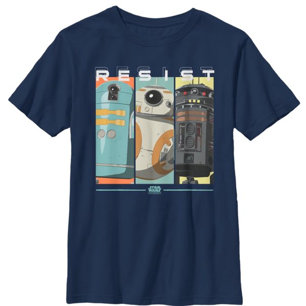 Boy_s Star Wars Resistance Droids Resist Panel T-Shirt