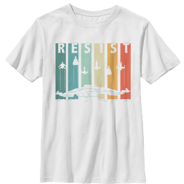 Boy_s Star Wars Resistance Pilot Rainbow Stripe T-Shirt