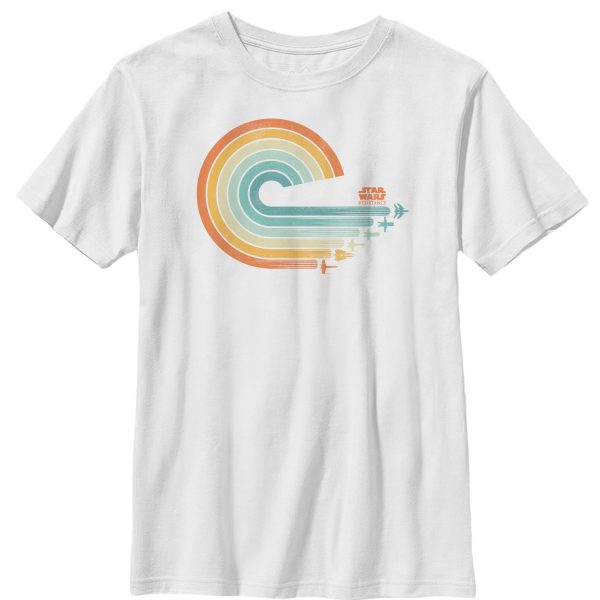 Boy_s Star Wars Resistance Retro Ship Streaks T-Shirt