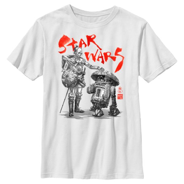 Boy_s Star Wars Visions Anime Droids T-Shirt