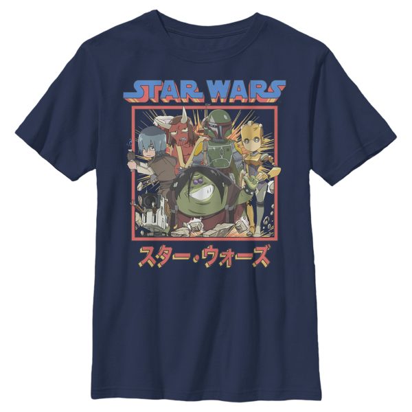 Boy_s Star Wars Visions Anime Group T-Shirt