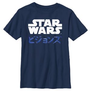 Boy_s Star Wars Visions Kanji Logo T-Shirt