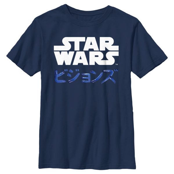 Boy_s Star Wars Visions Kanji Logo T-Shirt