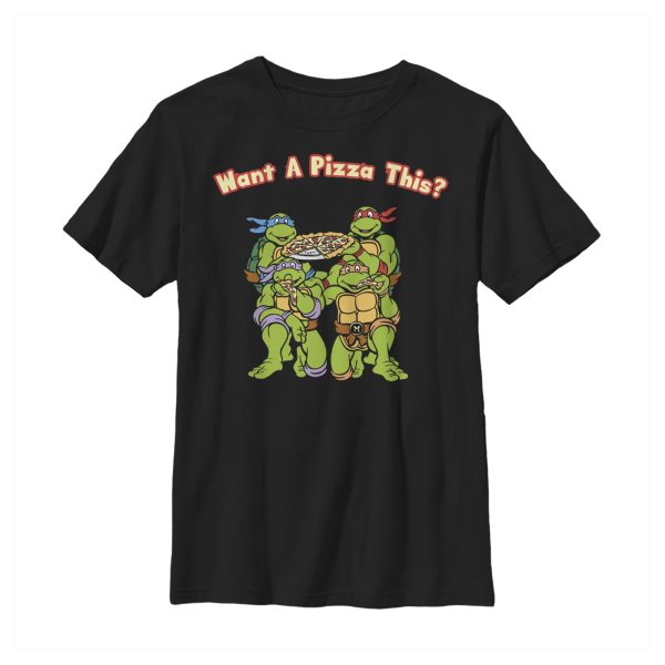 Boy_s Teenage Mutant Ninja Turtles Want a Pizza This T-Shirt