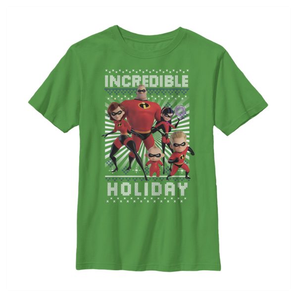 Boy_s The Incredibles 2 Ugly Christmas Family T-Shirt