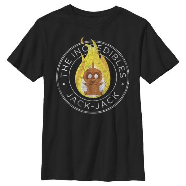 Boy_s The Incredibles 2 Vintage Jack-Jack Emblem T-Shirt