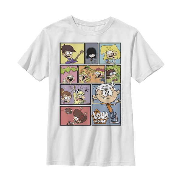 Boy_s The Loud House Family Panels T-Shirt