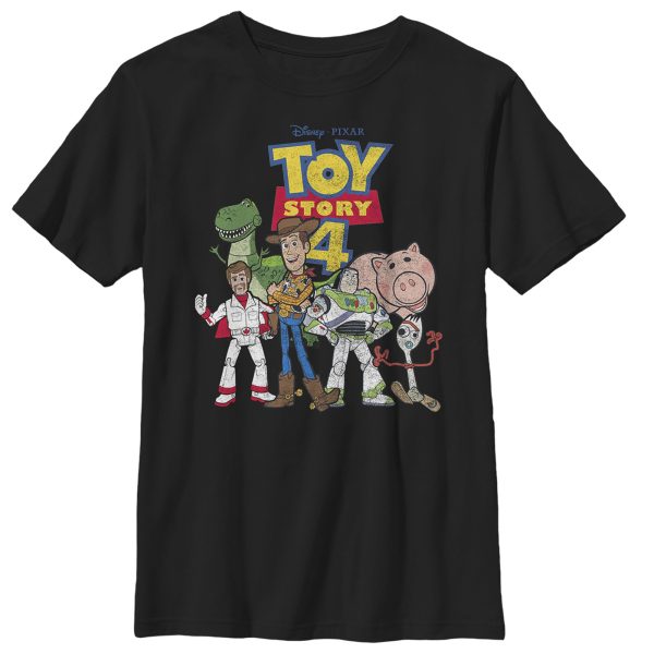 Boy_s Toy Story Character Logo Party T-Shirt