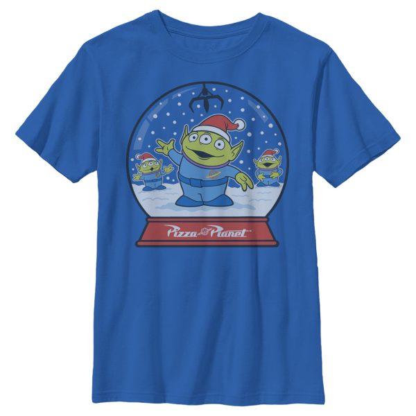 Boy_s Toy Story Christmas Alien Snow Globe T-Shirt