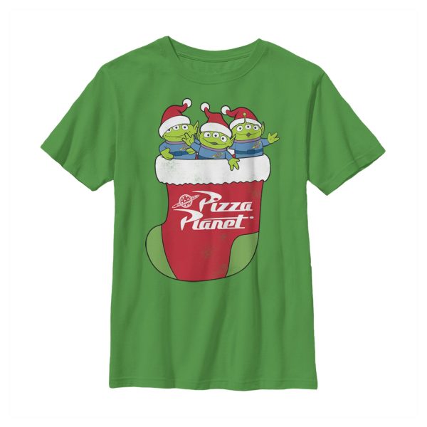 Boy_s Toy Story Christmas Alien Stocking T-Shirt