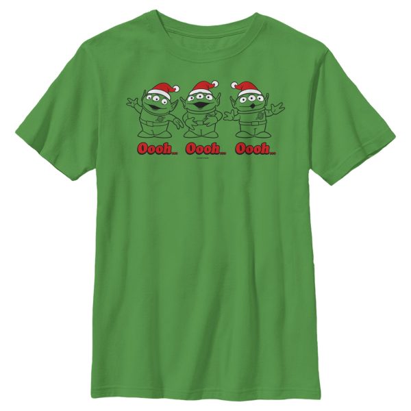 Boy_s Toy Story Christmas Santa Aliens T-Shirt