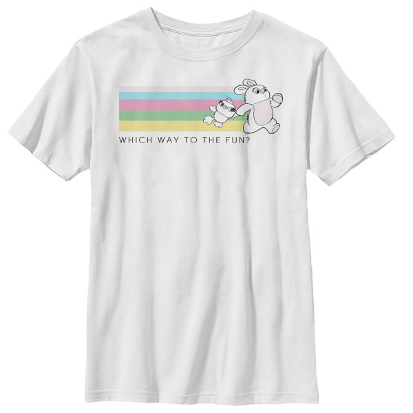 Boy_s Toy Story Ducky & Bunny Fun Rainbow Race T-Shirt