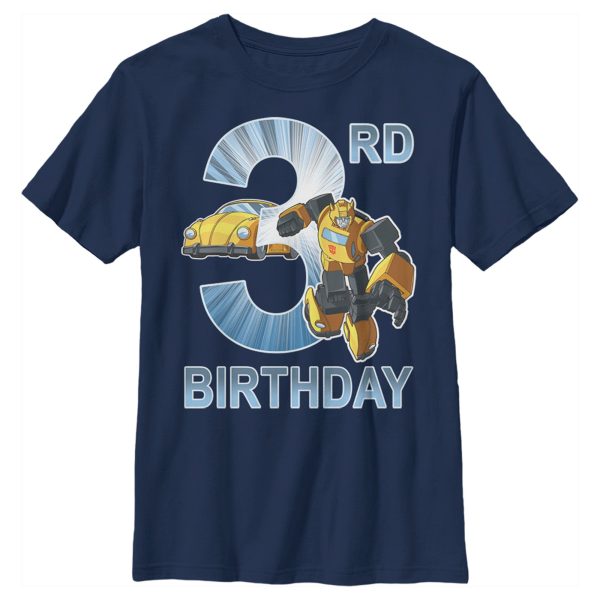 Boy_s Transformers Bumblebee 3rd Birthday T-Shirt