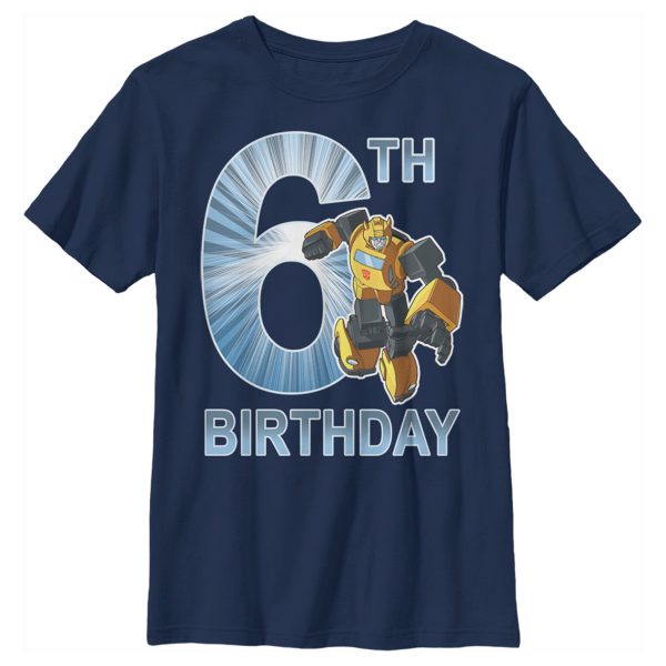 Boy_s Transformers Bumblebee 6th Birthday T-Shirt