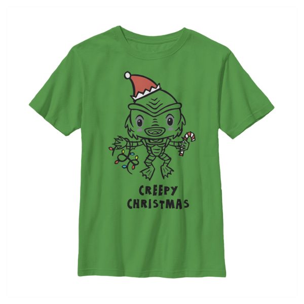 Boy_s Universal Monsters Christmas Creature from the Lagoon Creepy T-Shirt