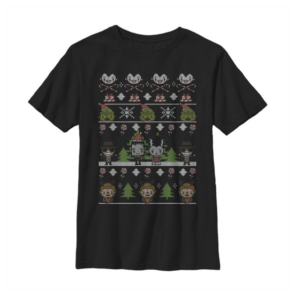 Boy_s Universal Monsters Ugly Christmas Style T-Shirt