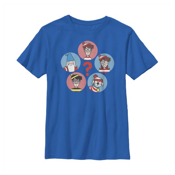 Boy_s Where_s Waldo Character Circle T-Shirt