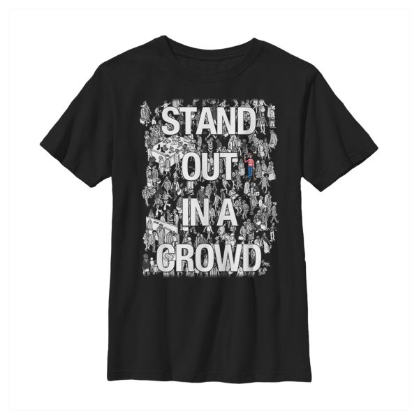 Boy_s Where_s Waldo Stand Out in a Crowd T-Shirt