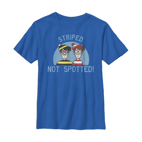 Boy_s Where_s Waldo Striped Not Spotted T-Shirt